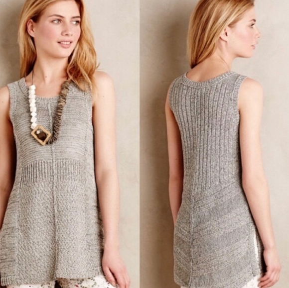 Anthropologie Tops - Anthropologie Sparrow Open Knit Tunic